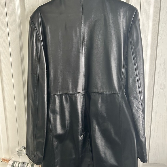 NWOT Ladies Vintage Leather Ranch Coat - Picture 8 of 15